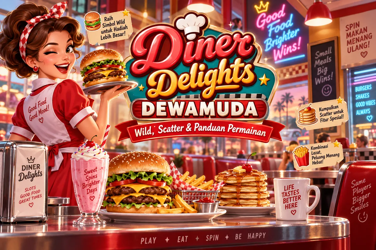 Diner Delights DEWAMUDA: Wild, Scatter & Panduan Permainan