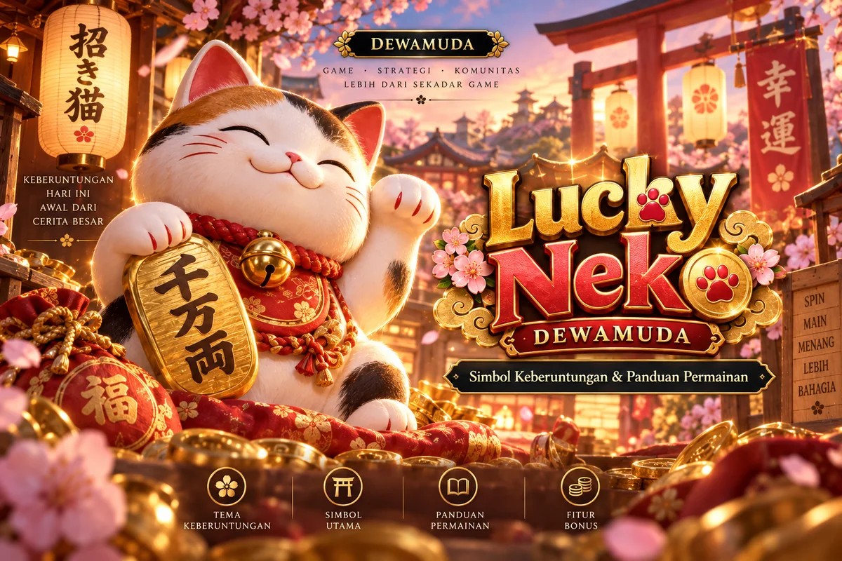 Lucky Neko DEWAMUDA: Cat Multiplier, Free Spins & Panduan Permainan