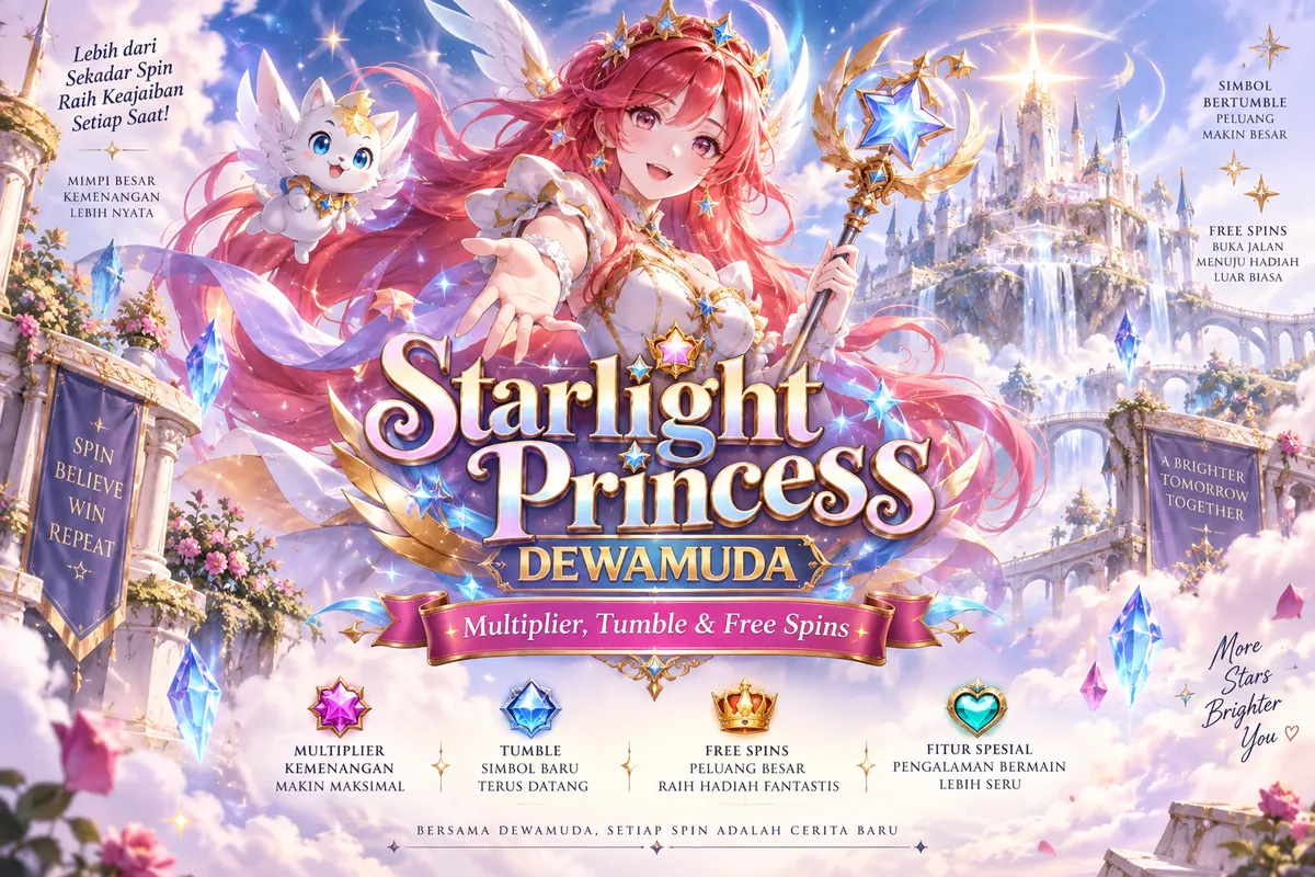 Starlight Princess DEWAMUDA: Multiplier, Tumble & Free Spins