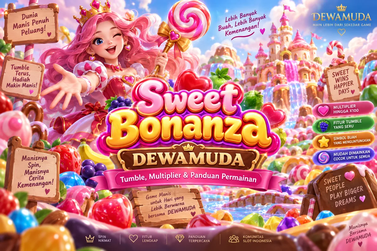 Sweet Bonanza DEWAMUDA: Tumble, Multiplier & Panduan Permainan